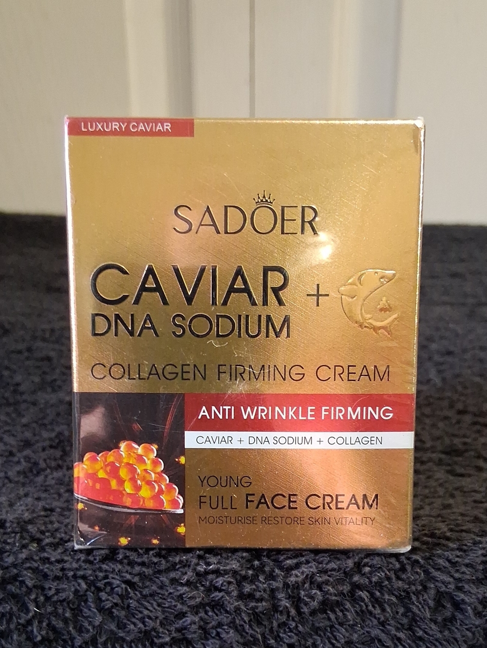 SADOER Caviar + DNA Sodium Collagen Firming Cream - 30 Grams - Sealed NIB
